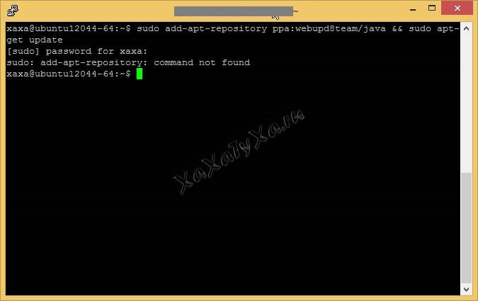 sudo: add-apt-repository: command not found